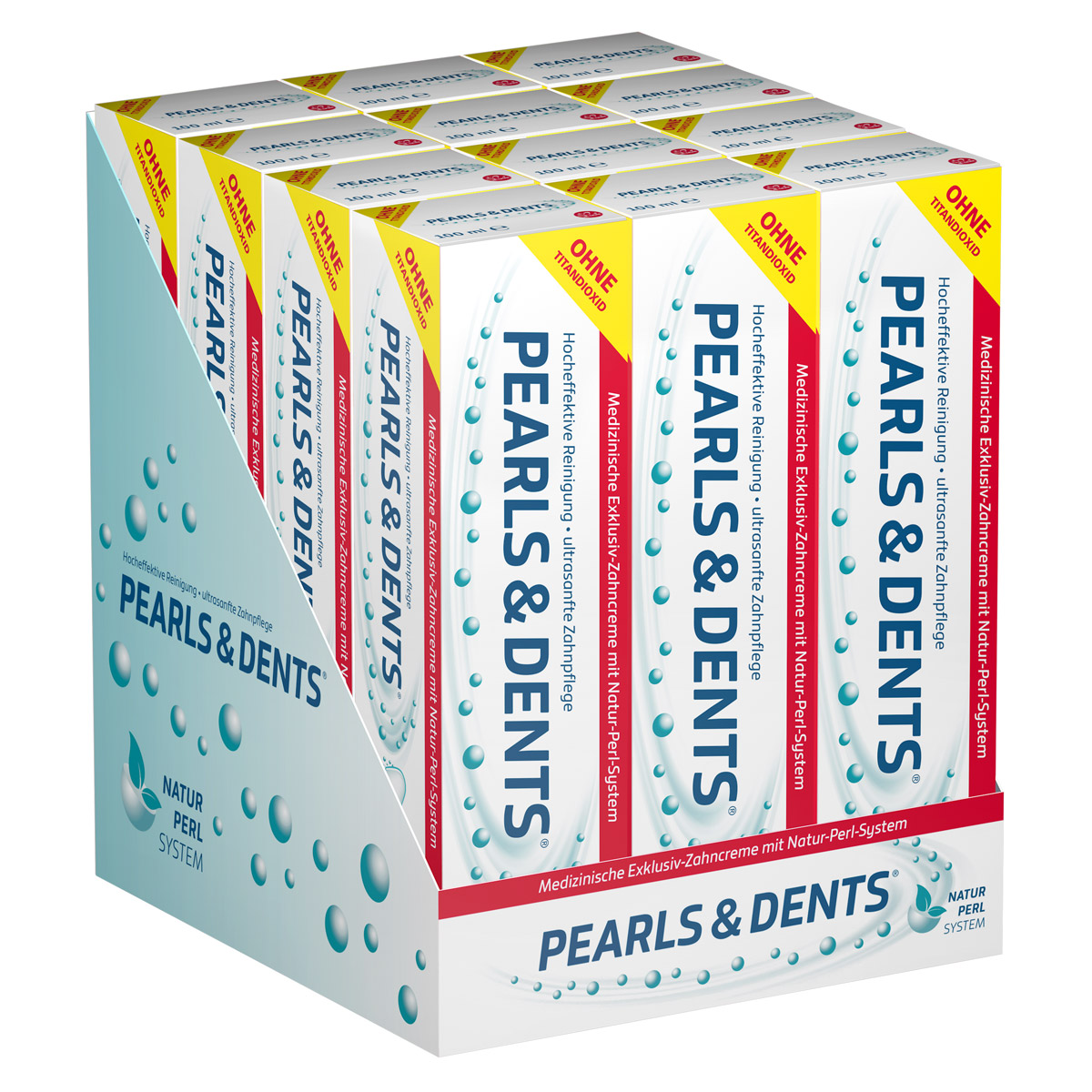 Pearls & Dents 100 ml Tuben (Display-Karton, 12 Tuben)